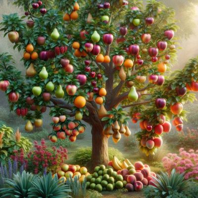 La magie de la greffe multiple : cultiver plusieurs variétés de fruits sur un seul arbre