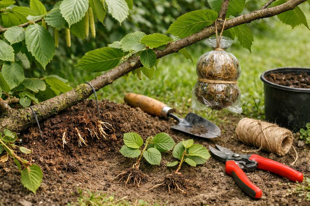 Marcottage du noisetier : méthodes, calendrier et astuces pour obtenir de nouveaux plants vigoureux