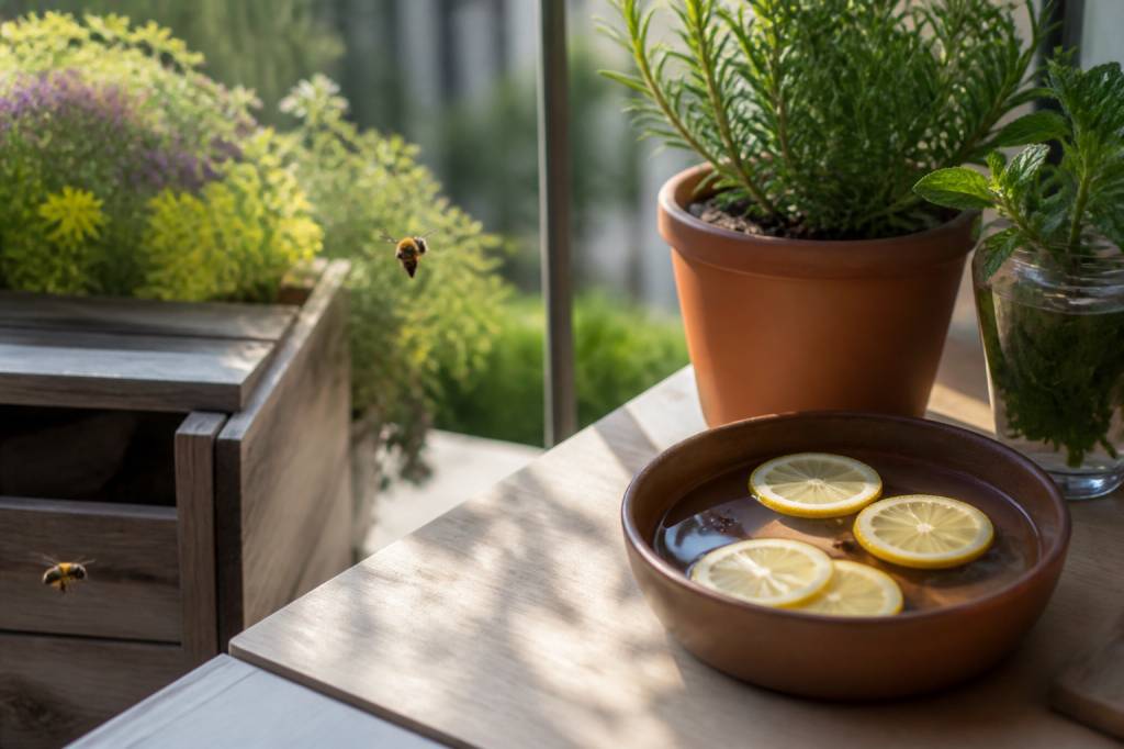 Comment eloigner les abeilles du jardin naturellement et efficacement
