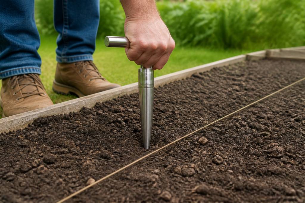 Appointeuse piquet pour un piquetage précis au jardin
