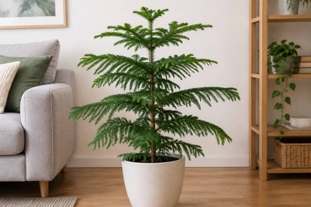 Araucaria heterophylla intérieur : guide de culture et d’entretien en pot